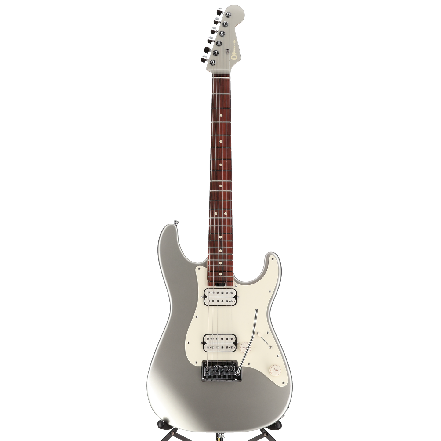 Charvel Prashant Aswani Signature Pro-Mod So-Cal PA28, Rosewood Fingerboard, Inca Silver (NITRO FINISH) (S8) (09565)