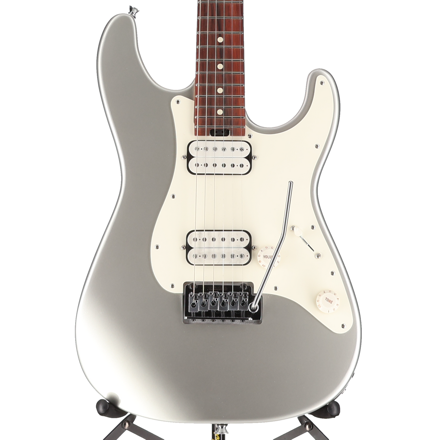 Charvel Prashant Aswani Signature Pro-Mod So-Cal PA28, Rosewood Fingerboard, Inca Silver (NITRO FINISH) (S8) (09565)