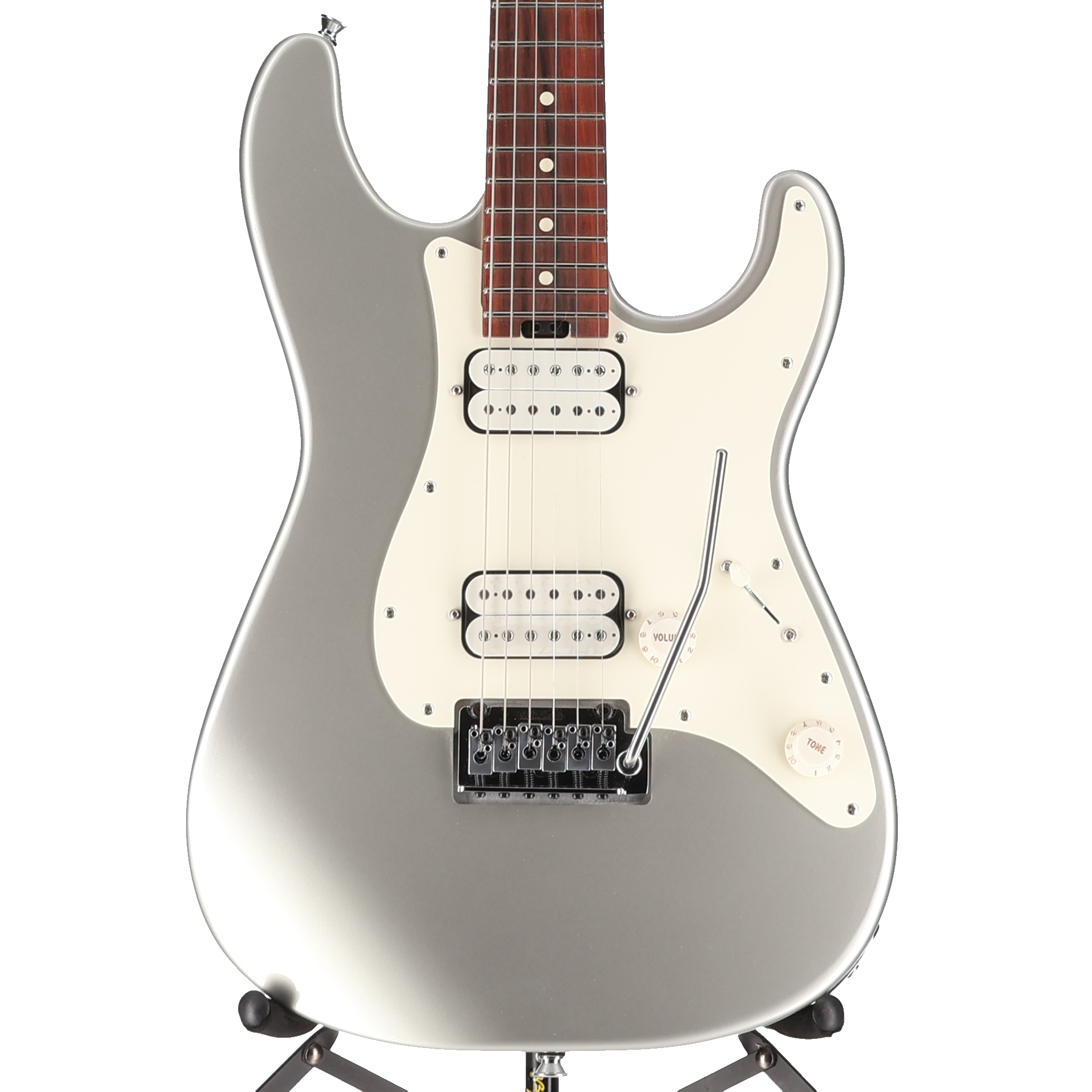 Charvel Prashant Aswani Signature Pro-Mod So-Cal PA28, Rosewood Fingerboard, Inca Silver (NITRO FINISH) (S8) (09565)