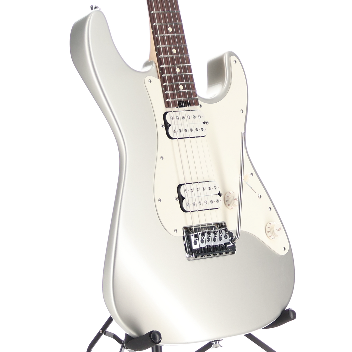 Charvel Prashant Aswani Signature Pro-Mod So-Cal PA28, Rosewood Fingerboard, Inca Silver (Nitro Finish) (8C) (01126)