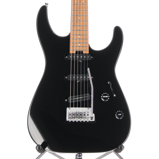 Charvel Pro-Mod DK22 SSS 2PT CM, Caramelized Maple Fingerboard, Gloss Black (8C) (03347)