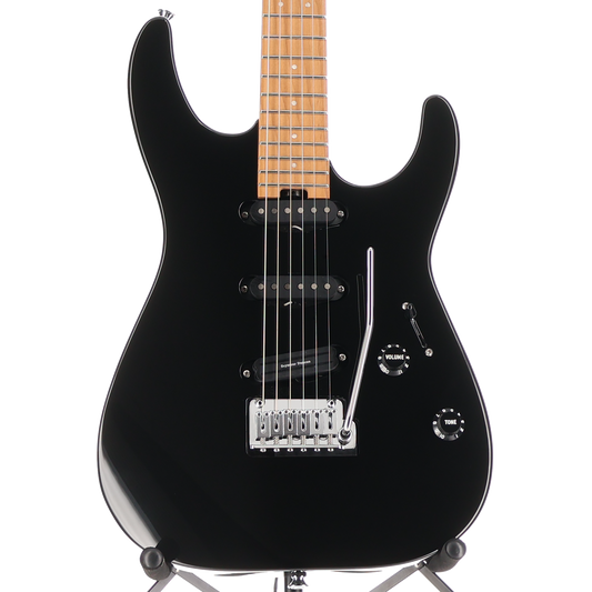Charvel Pro-Mod DK22 SSS 2PT CM, Caramelized Maple Fingerboard, Gloss Black (H1) (06957)