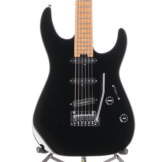 Charvel Pro-Mod DK22 SSS 2PT CM, Caramelized Maple Fingerboard, Gloss Black (W9) (05437)