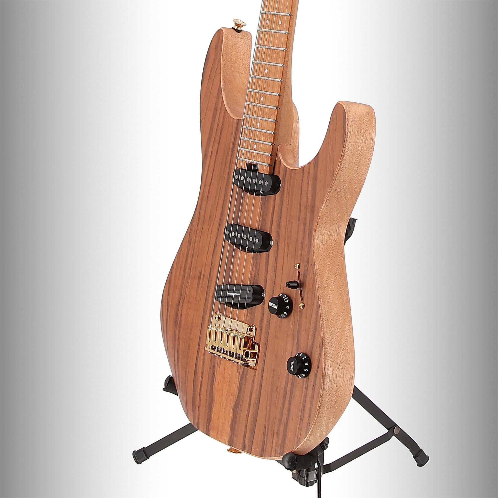Charvel Pro-Mod DK22 SSS 2PT CM Mahogany with Walnut, Caramelized Maple Fingerboard, Natural (EC12) (00324)