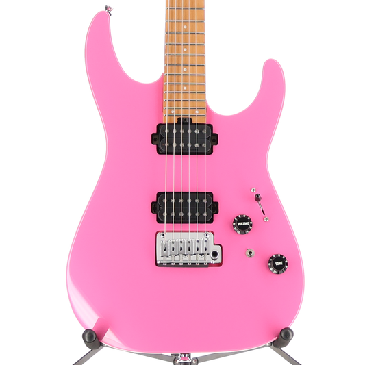 Charvel Pro-Mod DK24 HH 2PT CM, Caramelized Maple Fingerboard, Bubblegum Pink (RP) (11519)