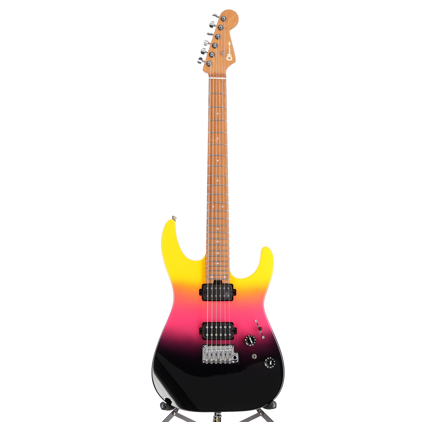 Charvel Pro-Mod DK24 HH 2PT CM, Caramelized Maple Fingerboard, Malibu Sunset (G8) (01394)