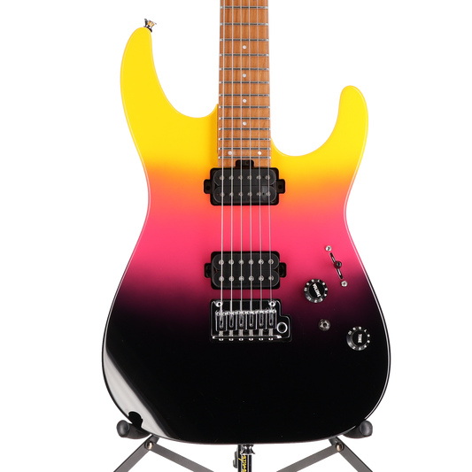 Charvel Pro-Mod DK24 HH 2PT CM, Caramelized Maple Fingerboard, Malibu Sunset (G8) (01394)