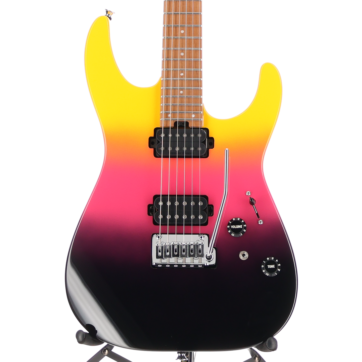 Charvel Pro-Mod DK24 HH 2PT CM, Caramelized Maple Fingerboard, Malibu Sunset, Stage Ready (SR) (00433)