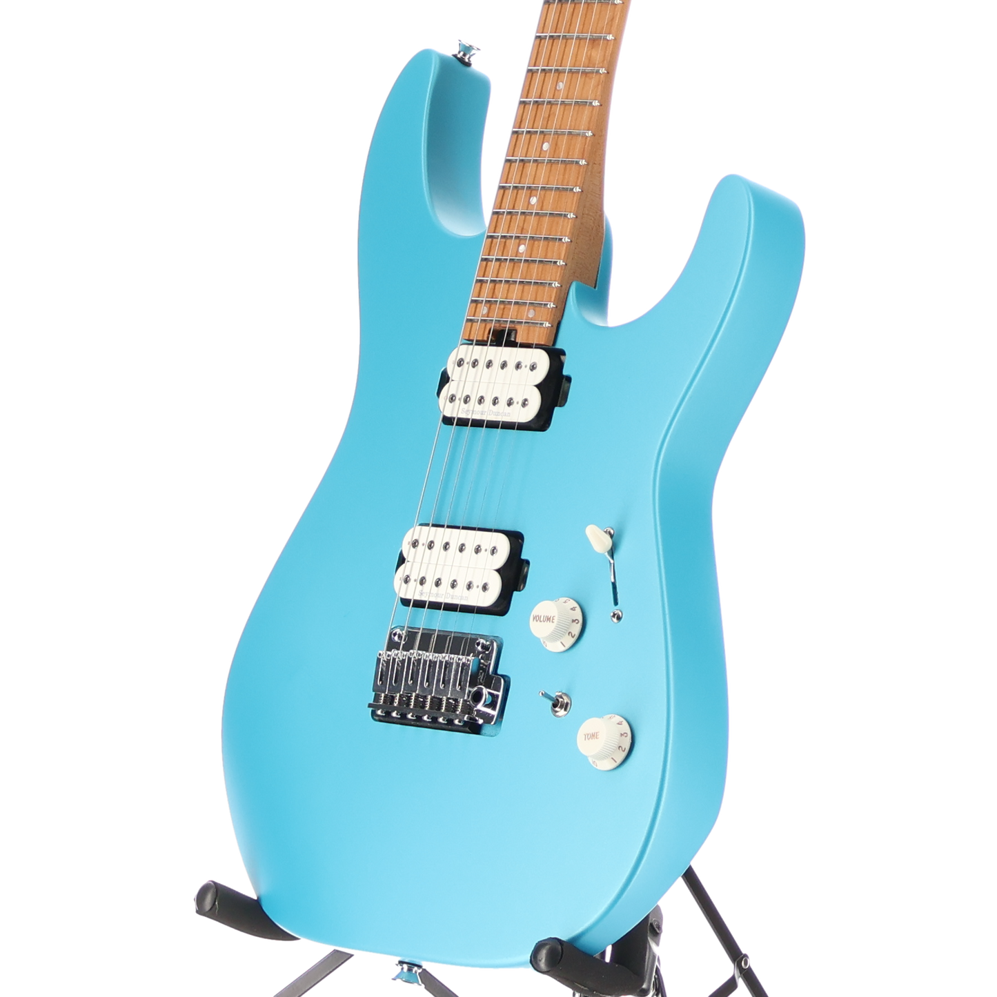 Charvel Pro-Mod DK24 HH 2PT CM, Caramelized Maple Fingerboard, Matte Blue Frost (RP) (11534)