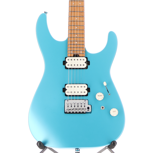 Charvel Pro-Mod DK24 HH 2PT CM, Caramelized Maple Fingerboard, Matte Blue Frost (RP) (11534)