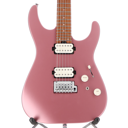Charvel Pro-Mod DK24 HH 2PT CM, Caramelized Maple Fingerboard, Satin Burgundy Mist (RP) (11519)