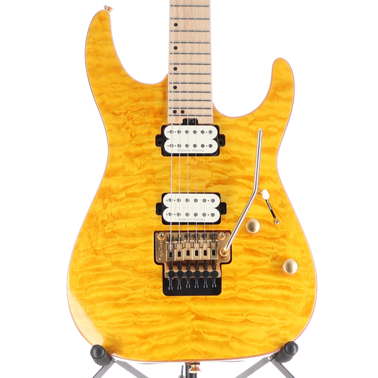 Charvel Pro-Mod DK24 HH FR Mahogany Quilt Maple, Dark Amber (F10) (04111)