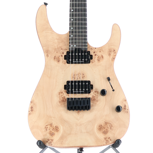 Charvel Pro-Mod DK24 HH Hard Tail Mahogany Natural Poplar Burl (L5) (05642)
