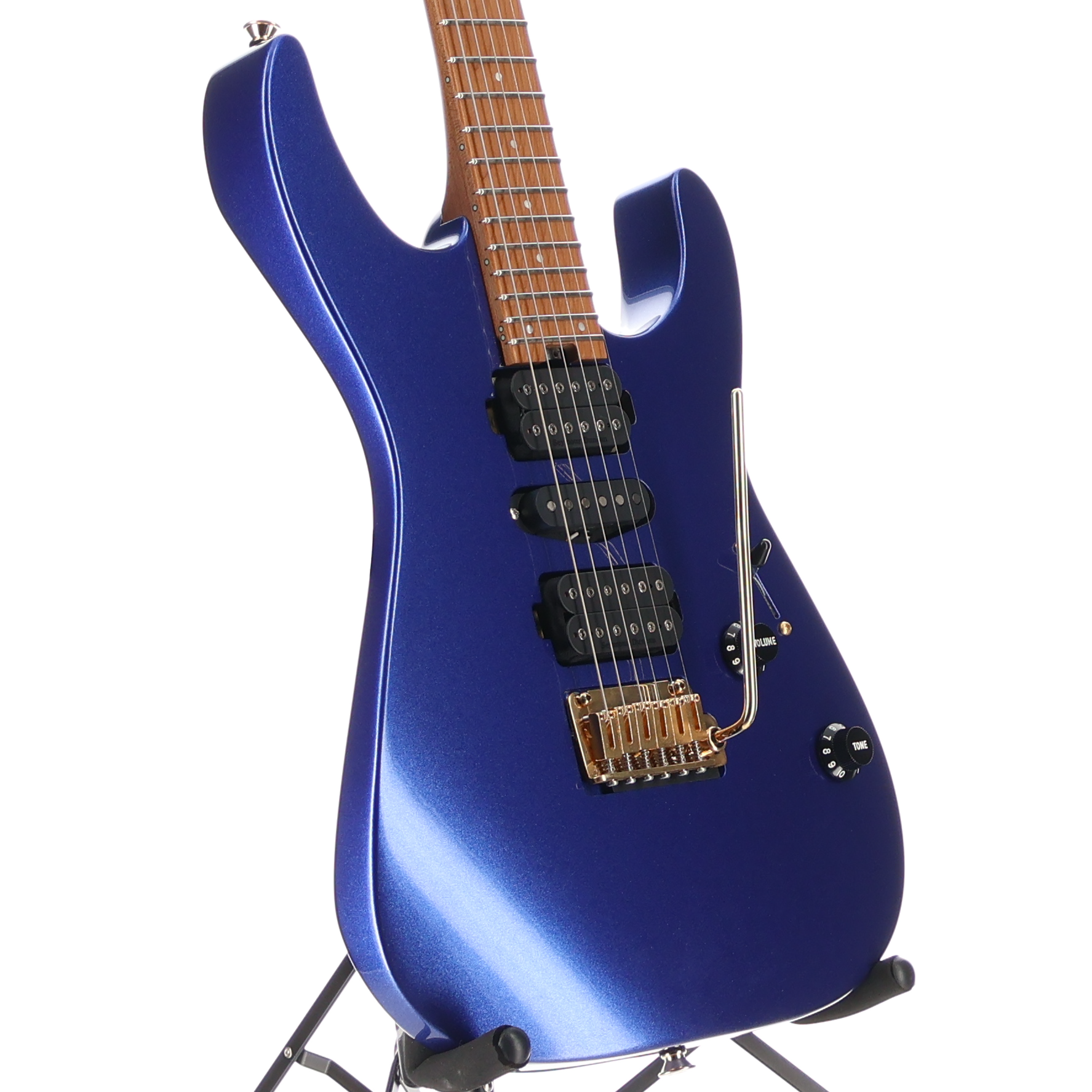 Charvel Pro-Mod DK24 HSH 2PT CM, Caramelized Maple Fingerboard, Mystic Blue (J1) (03242)