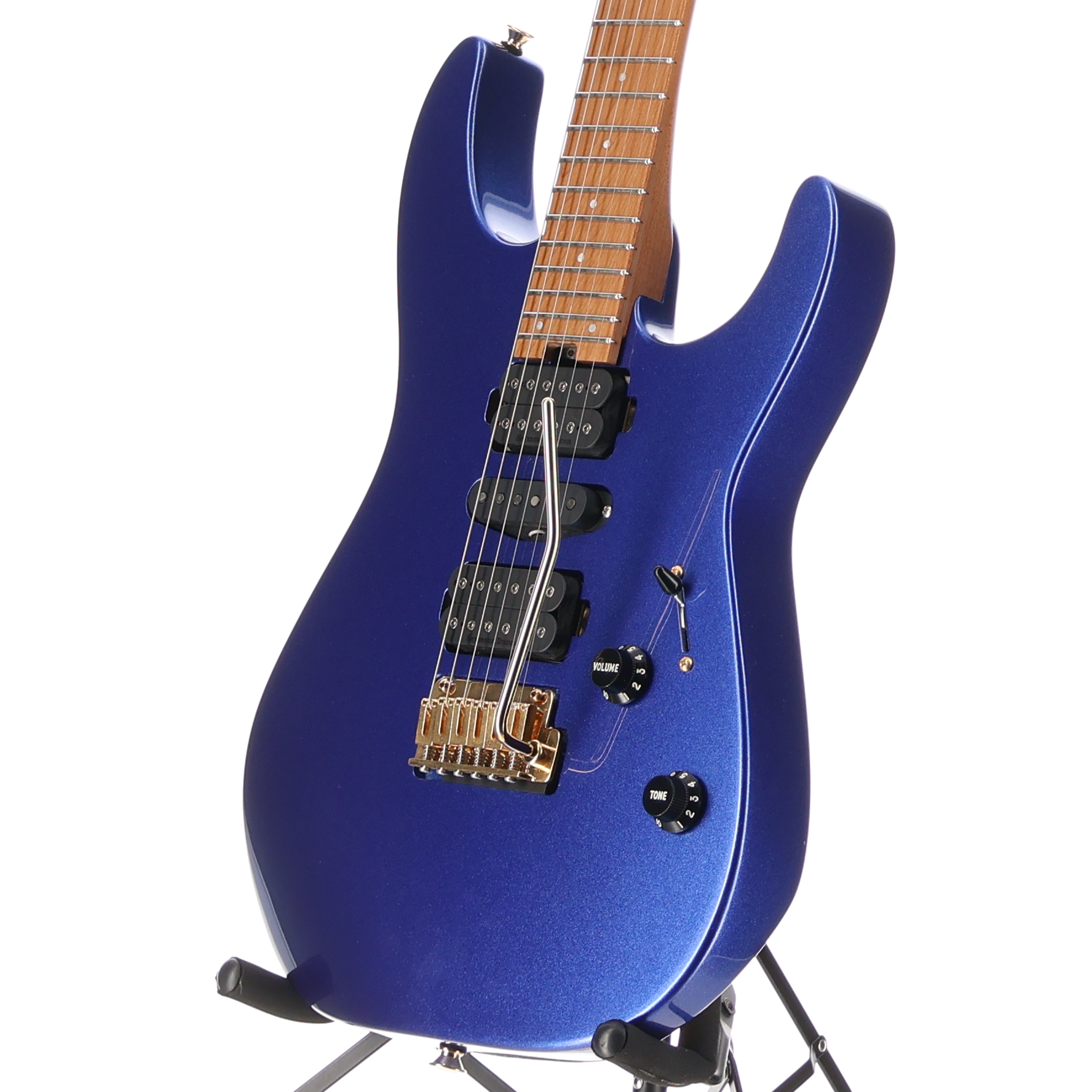 Charvel Pro-Mod DK24 HSH 2PT CM, Caramelized Maple Fingerboard, Mystic Blue (J1) (03242)