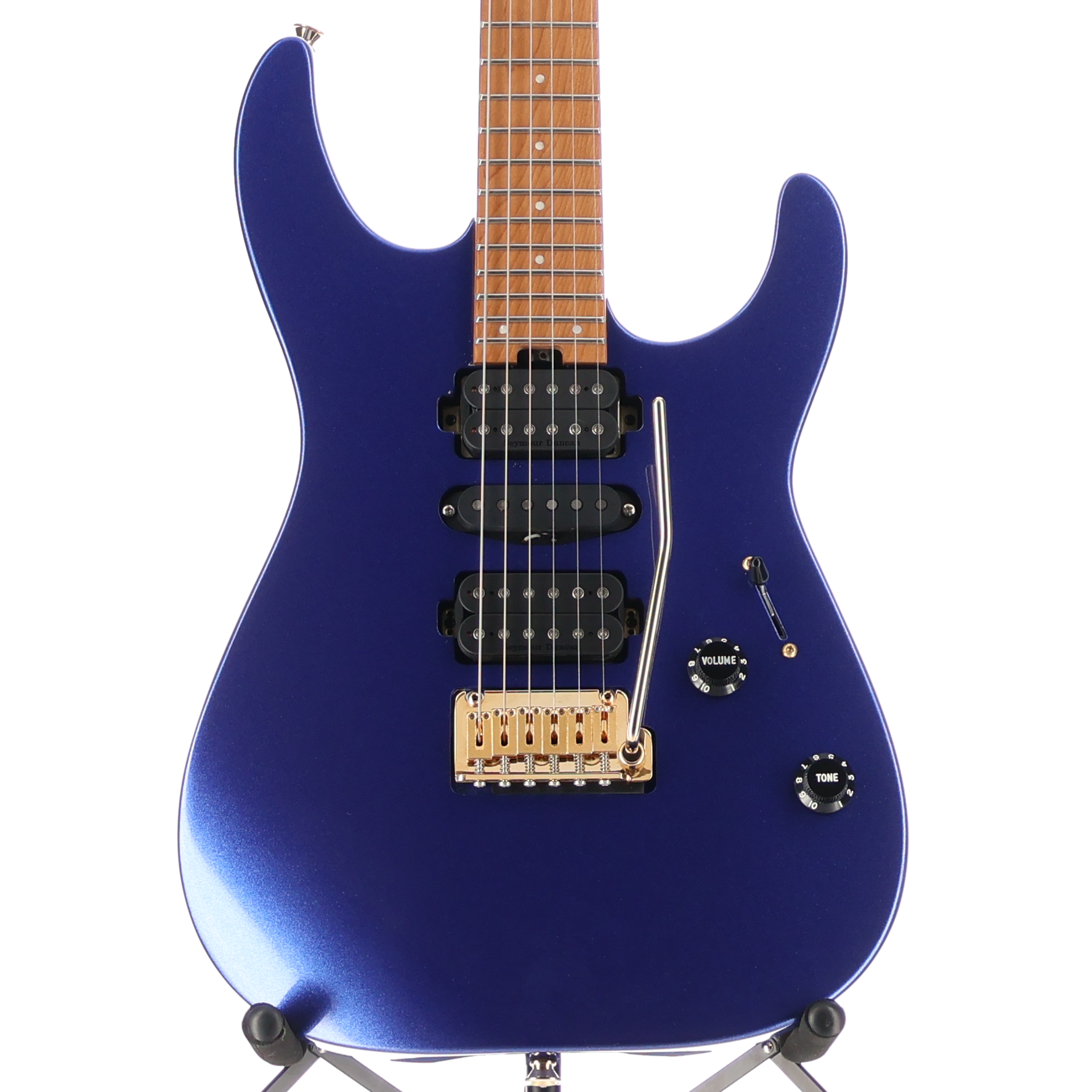 Charvel Pro-Mod DK24 HSH 2PT CM, Caramelized Maple Fingerboard, Mystic Blue (J1) (03242)