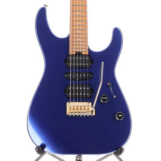 Charvel Pro-Mod DK24 HSH 2PT CM, Caramelized Maple Fingerboard, Mystic Blue (SR) (00981)
