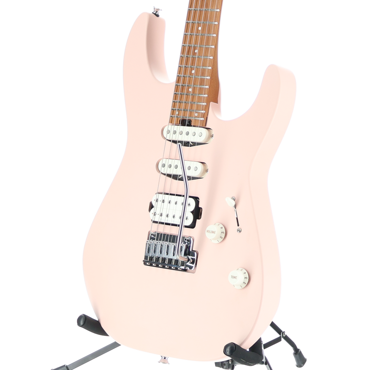Charvel Pro-Mod DK24 HSS 2PT CM, Caramelized Maple Fingerboard, Satin Shell Pink (N8) (01493)