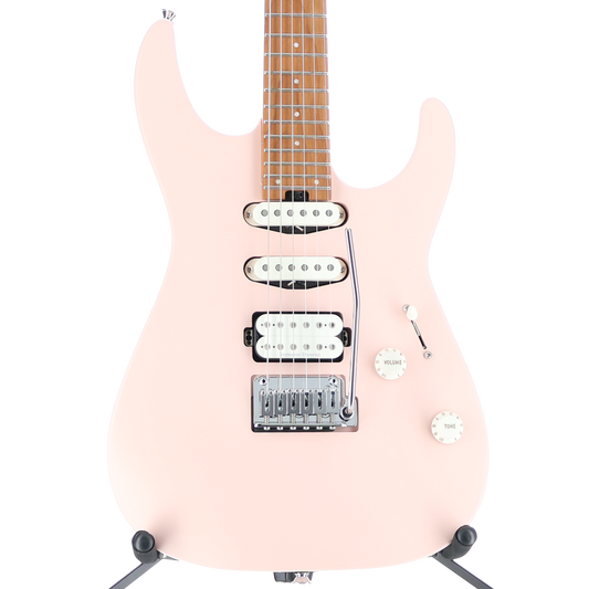 Charvel Pro-Mod DK24 HSS 2PT CM, Caramelized Maple Fingerboard, Satin Shell Pink (N8) (01493)