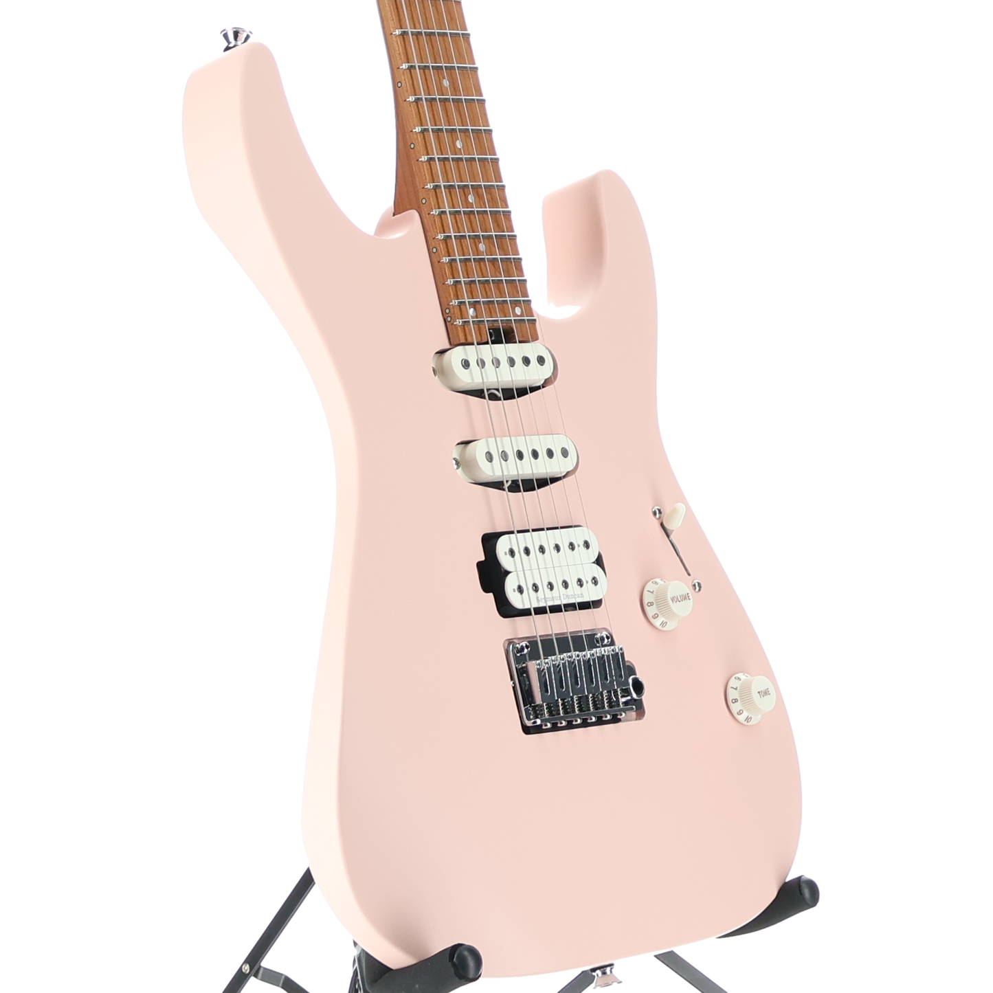 Charvel Pro-Mod DK24 HSS 2PT CM, Caramelized Maple Fingerboard, Satin Shell Pink (RP) (33519)