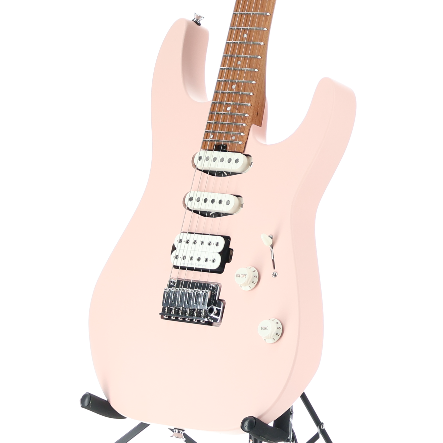Charvel Pro-Mod DK24 HSS 2PT CM, Caramelized Maple Fingerboard, Satin Shell Pink (RP) (33519)