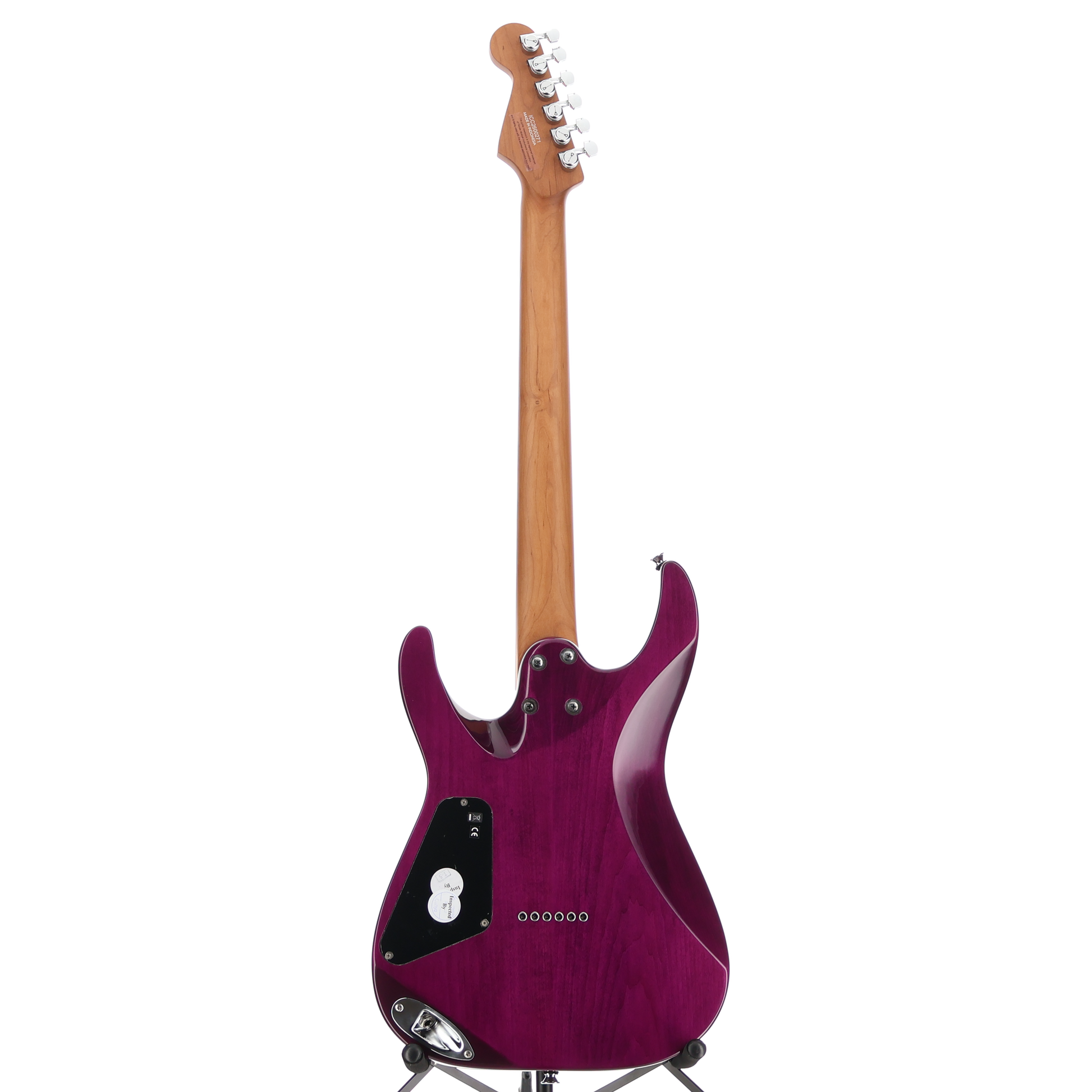 Charvel Pro-Mod Plus DK24 HH HT EB QM, Ebony Fingerboard, Violet Radiance (RP) (00271)