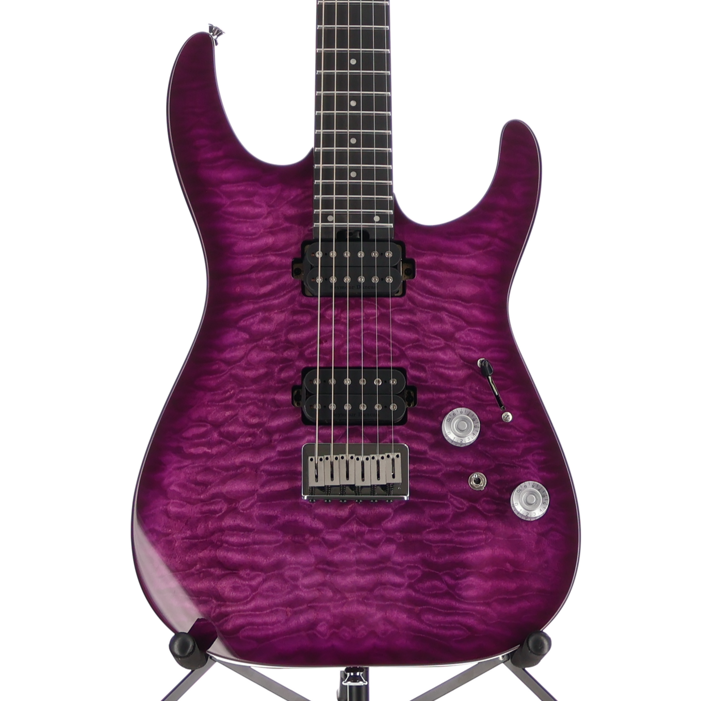 Charvel Pro-Mod Plus DK24 HH HT EB QM, Ebony Fingerboard, Violet Radiance (RP) (00271)