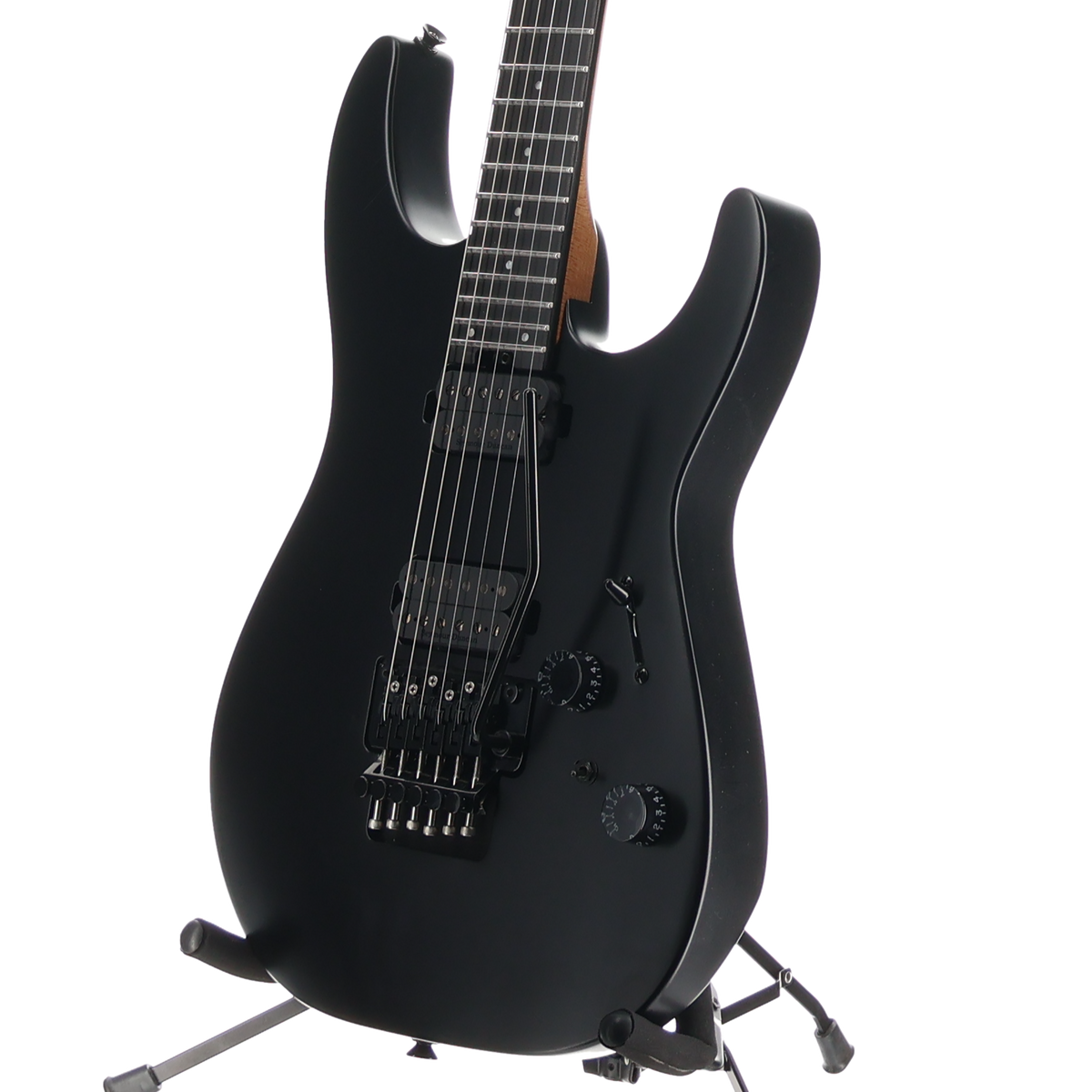 Charvel Pro-Mod Plus Dinky DK24 HH FR EB, Ebony Fingerboard - Satin Black (W10) (00573)