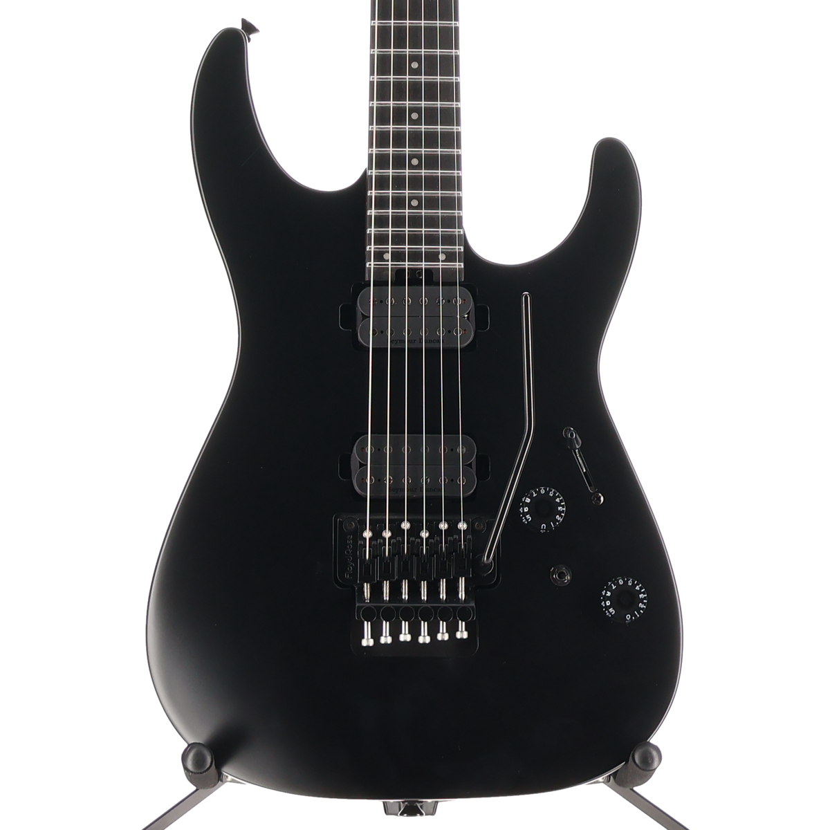 Charvel Pro-Mod Plus Dinky DK24 HH FR EB, Ebony Fingerboard - Satin Black (W10) (00573)