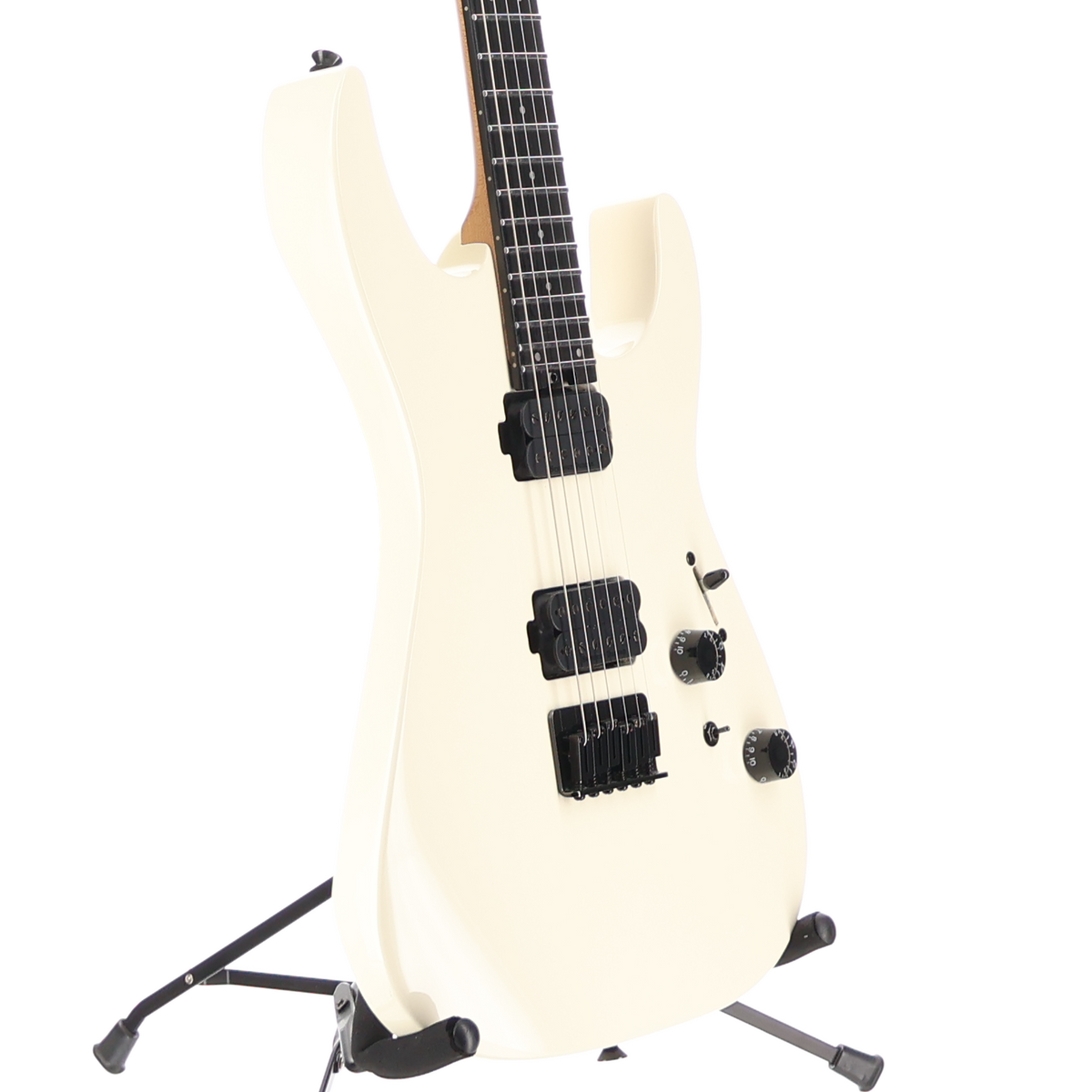 Charvel Pro-Mod Plus Dinky DK24 HH HT EB, Ebony Fingerboard, Crème White (B5) (00302)