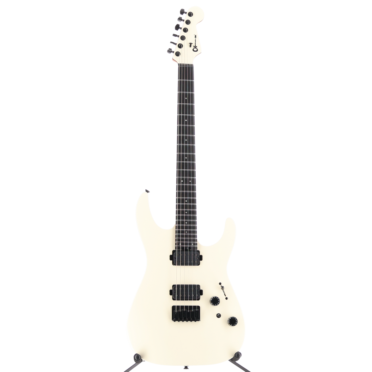 Charvel Pro-Mod Plus Dinky DK24 HH HT EB, Ebony Fingerboard, Crème White (B5) (00302)