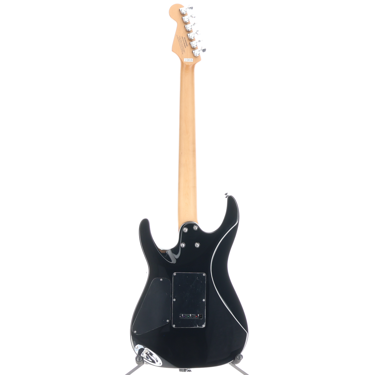 Charvel Pro-Mod Plus Dinky DK24 HSS 2PT EB QM, Ebony Fingerboard, Amber Tiger Eye (Z13) (00489)