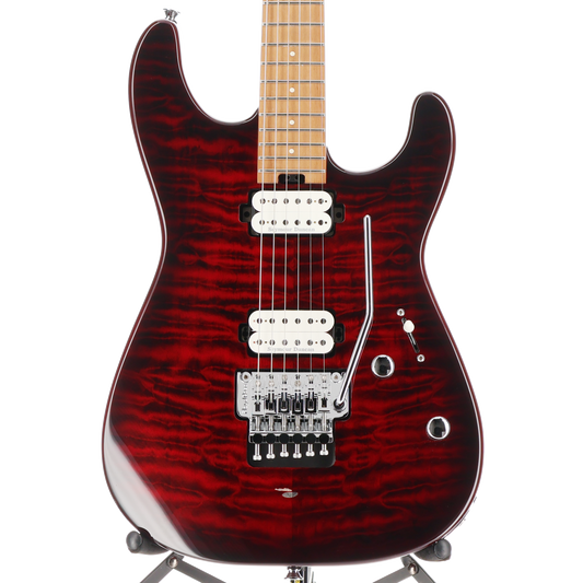 Charvel Pro-Mod Plus San Dimas Style 1 HH FR CM, Caramelized Maple Fingerboard, Sangria Burst (U6) (04925)