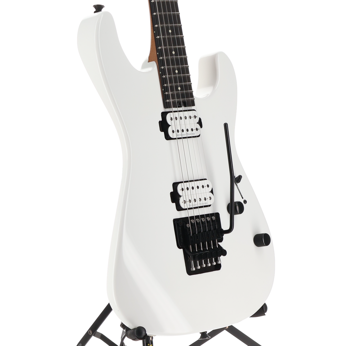 Charvel Pro-Mod Plus San Dimas Style 1 HH FR E, Ebony Fingerboard, Snow White (W11) (00530)