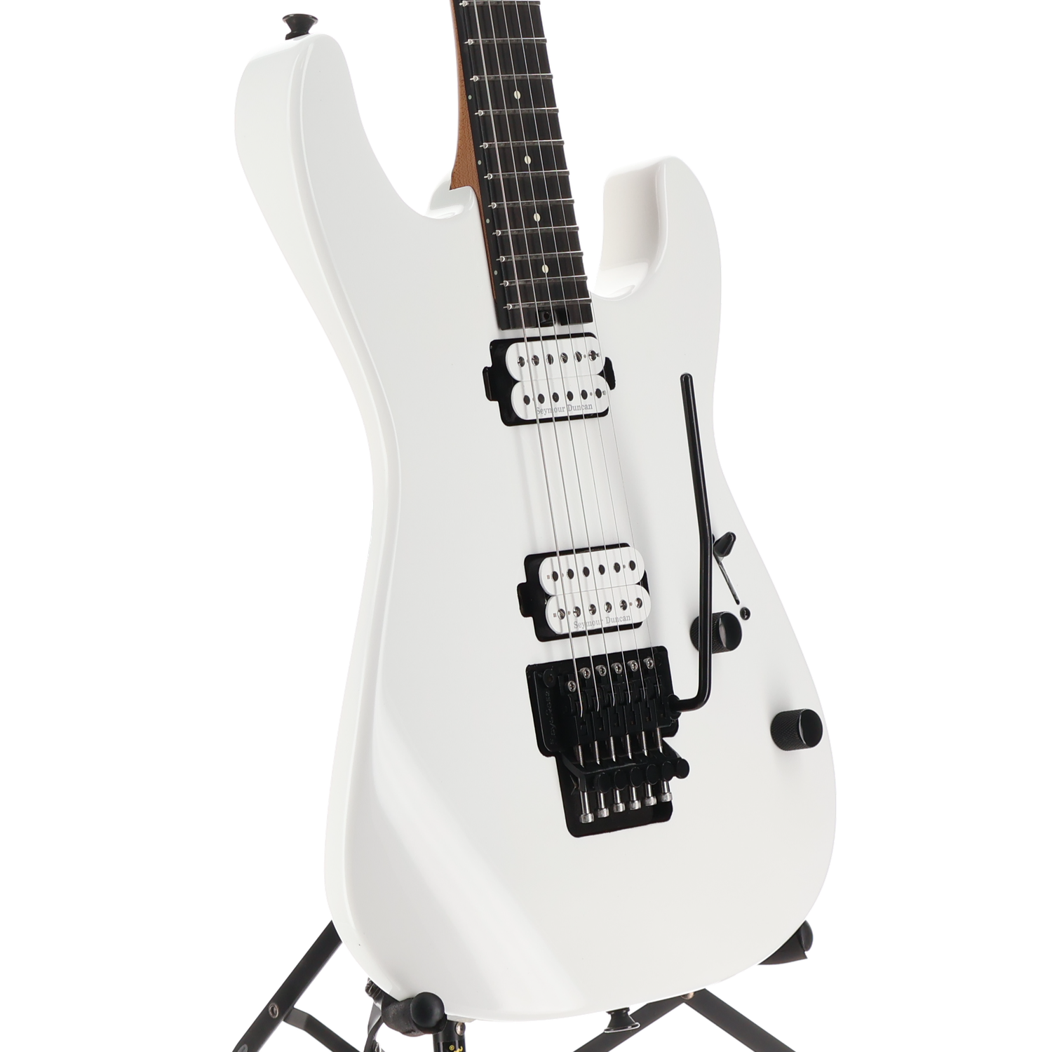 Charvel Pro-Mod Plus San Dimas Style 1 HH FR E, Ebony Fingerboard, Snow White (W11) (00530)