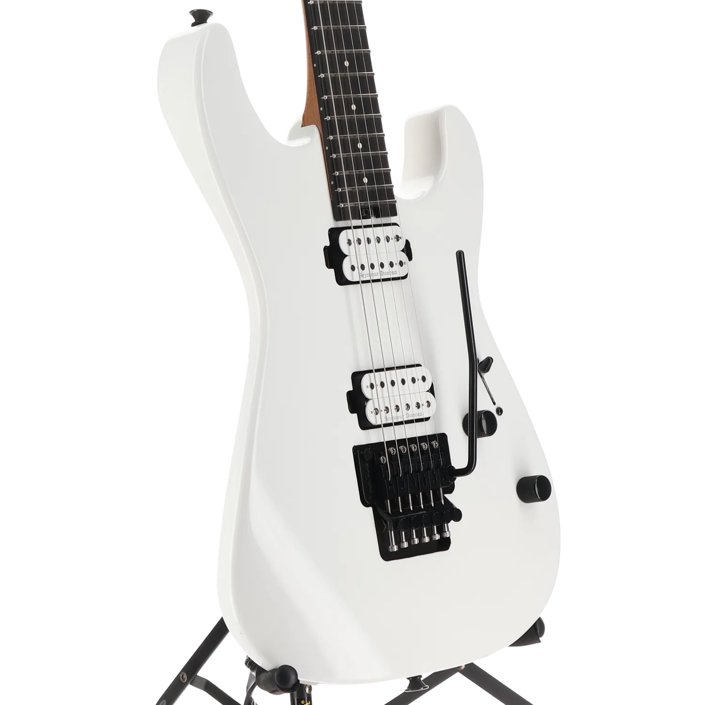 Charvel Pro-Mod Plus San Dimas Style 1 HH FR E, Ebony Fingerboard, Snow White (W11) (00530)