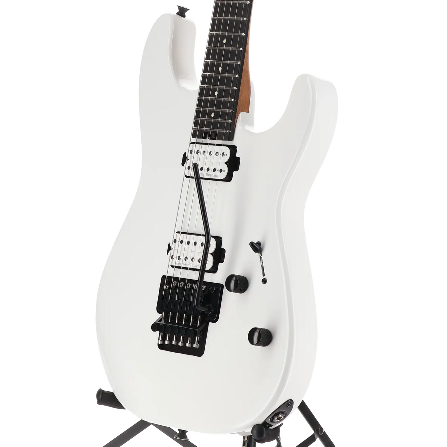 Charvel Pro-Mod Plus San Dimas Style 1 HH FR E, Ebony Fingerboard, Snow White (W11) (00530)