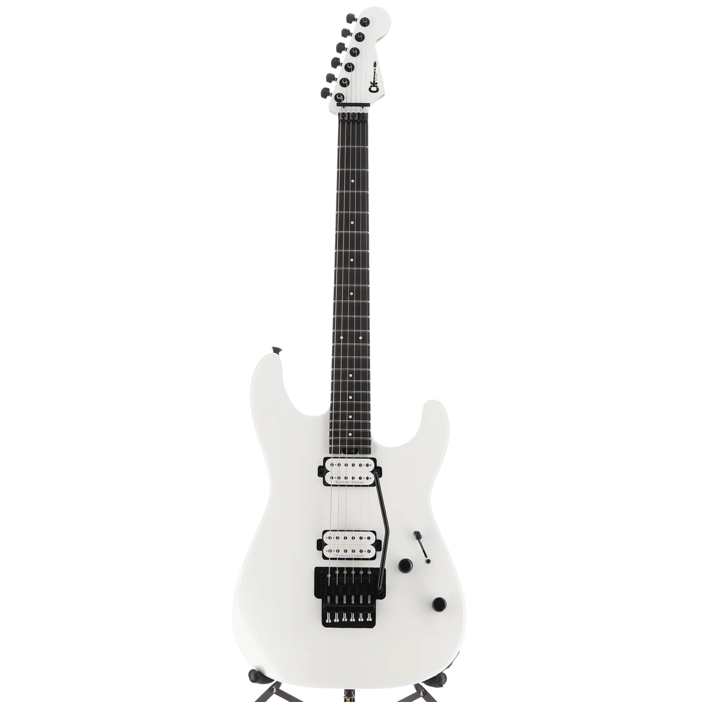 Charvel Pro-Mod Plus San Dimas Style 1 HH FR E, Ebony Fingerboard, Snow White (W11) (00530)