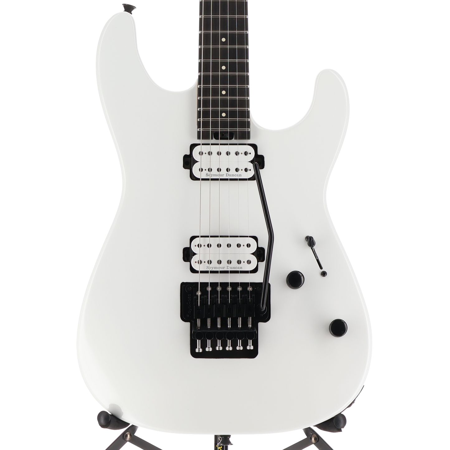 Charvel Pro-Mod Plus San Dimas Style 1 HH FR E, Ebony Fingerboard, Snow White (W11) (00530)