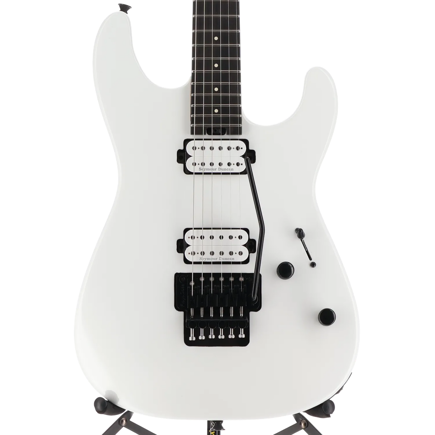 Charvel Pro-Mod Plus San Dimas Style 1 HH FR E, Ebony Fingerboard, Snow White (W11) (00530)