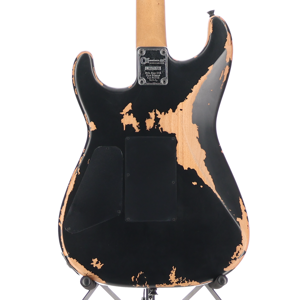Charvel Pro-Mod Relic San Dimas Style 1 HH FR PF, Pau Ferro Fingerboard, Weathered Black (B11) (50572)