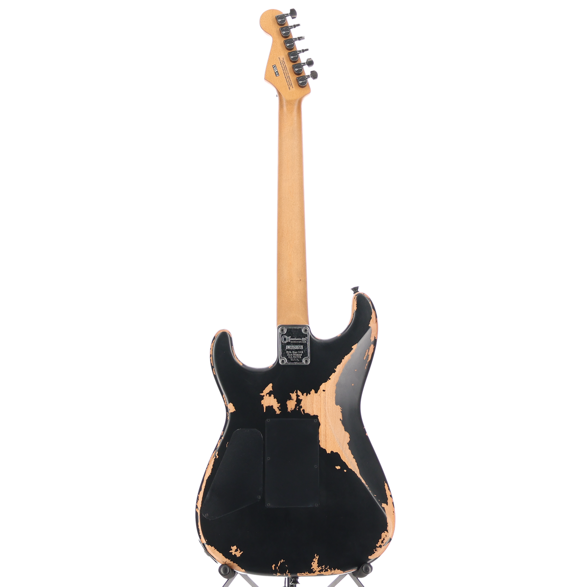 Charvel Pro-Mod Relic San Dimas Style 1 HH FR PF, Pau Ferro Fingerboard, Weathered Black (B11) (50572)