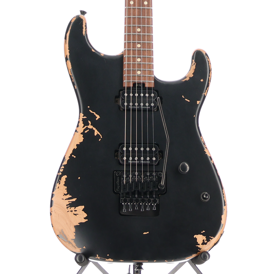 Charvel Pro-Mod Relic San Dimas Style 1 HH FR PF, Pau Ferro Fingerboard, Weathered Black (B11) (50572)