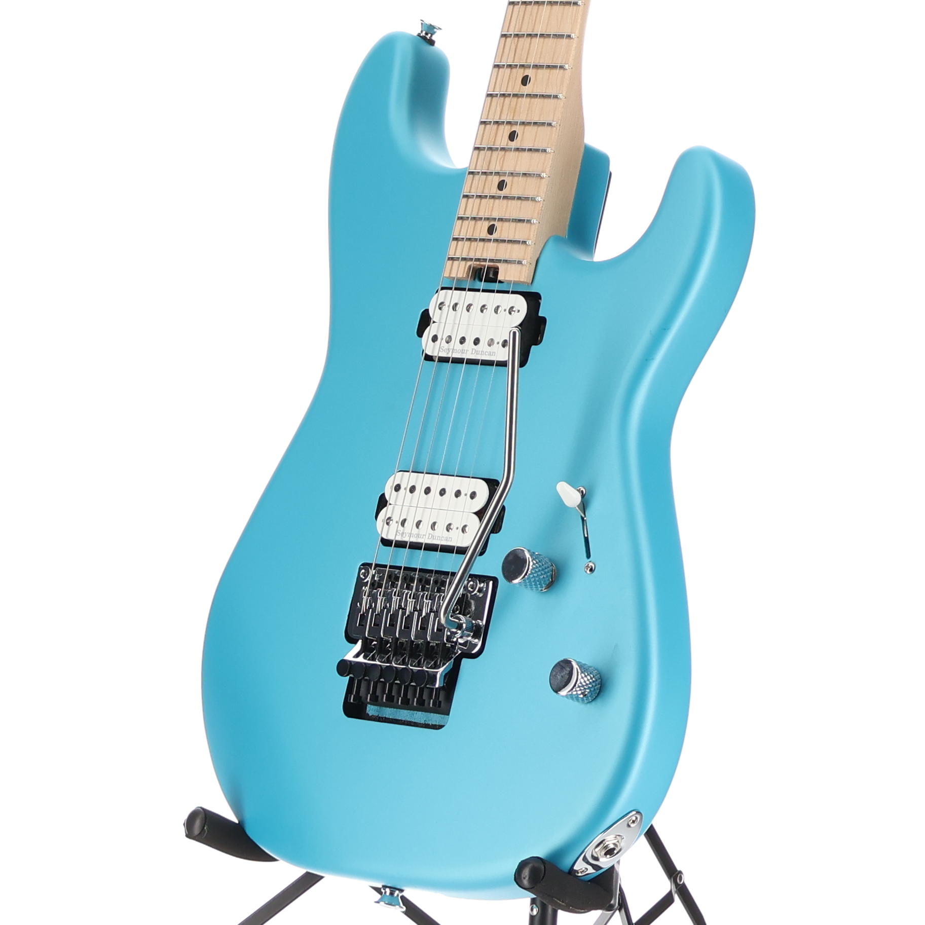 Charvel Pro-Mod San Dimas Style 1 HH FR M, Maple Fingerboard, Matte Blue Frost (F4) (23877)