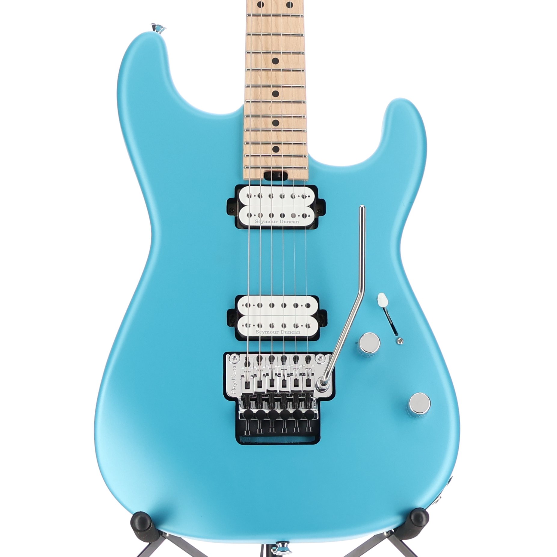 Charvel Pro-Mod San Dimas Style 1 HH FR M, Maple Fingerboard, Matte Blue Frost (F4) (23877)