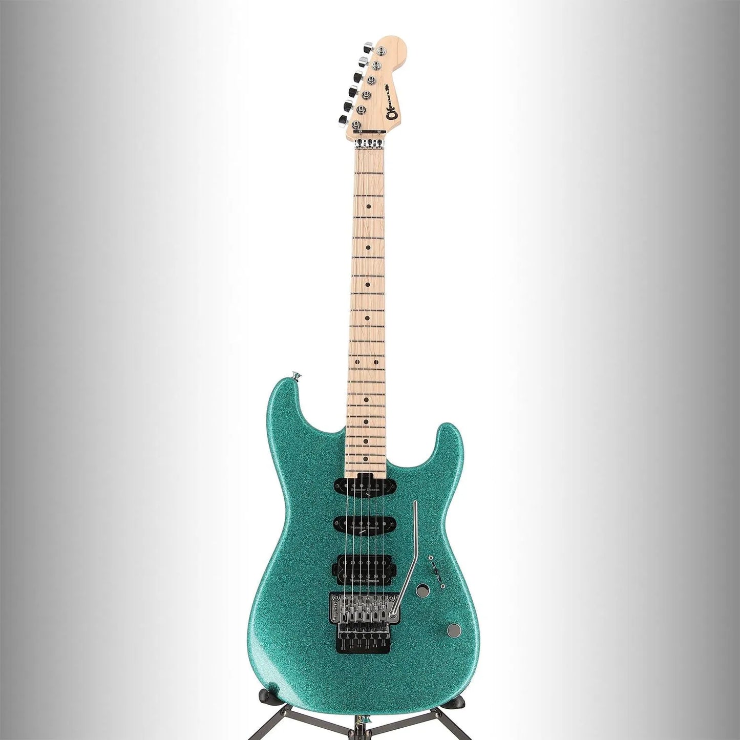 Charvel Pro-Mod San Dimas Style 1 HSS FR M, Maple Fingerboard, Aqua Flake (EB2) (26539)