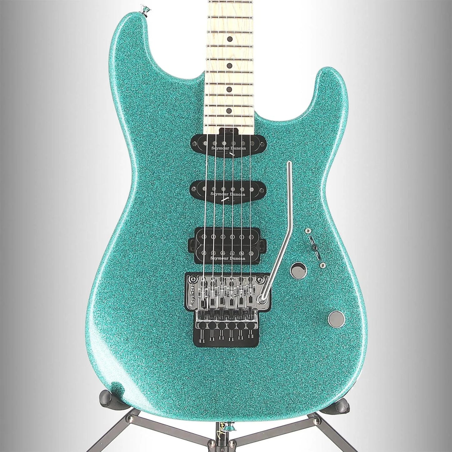 Charvel Pro-Mod San Dimas Style 1 HSS FR M, Maple Fingerboard, Aqua Flake (EB2) (26539)