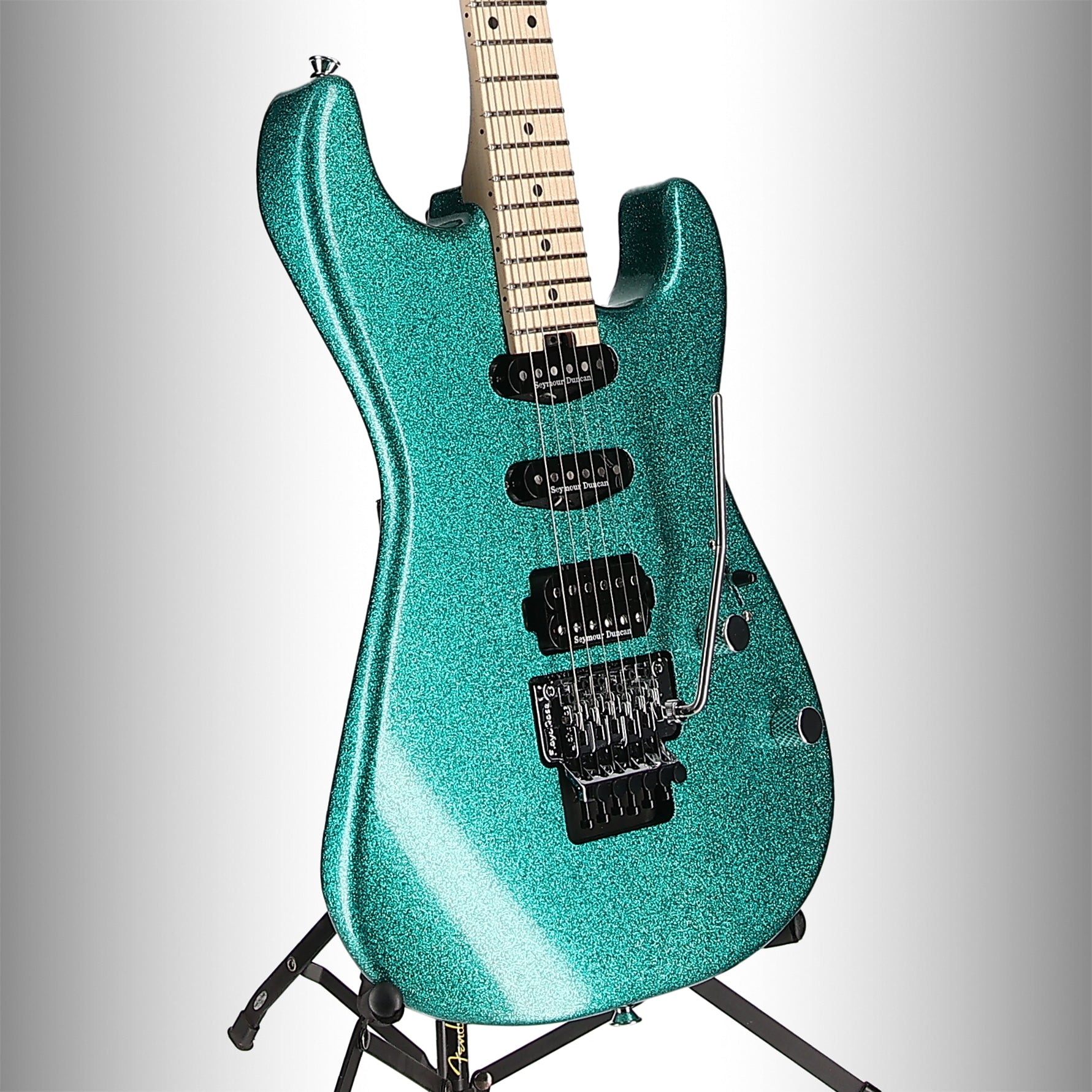 Charvel Pro-Mod San Dimas Style 1 HSS FR M, Maple Fingerboard, Aqua Flake (SR) (35716)