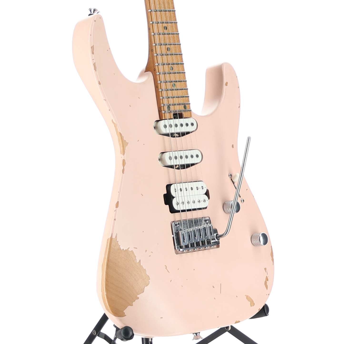 Charvel Pro-Mod Signature Rick Graham DK24 2PT CM, Worn Shell Pink (L8) (05257)