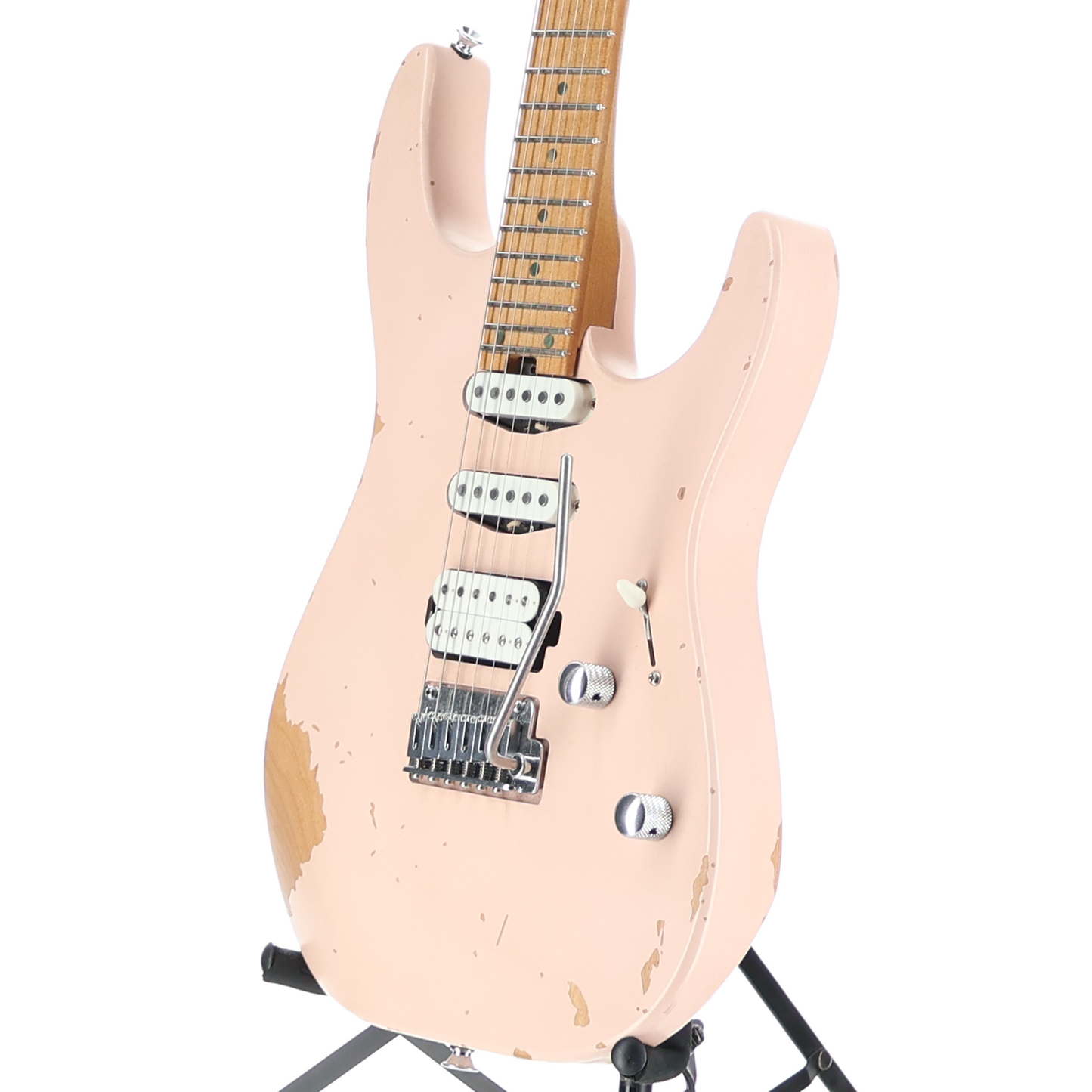 Charvel Pro-Mod Signature Rick Graham DK24 2PT CM, Worn Shell Pink (L8) (05257)